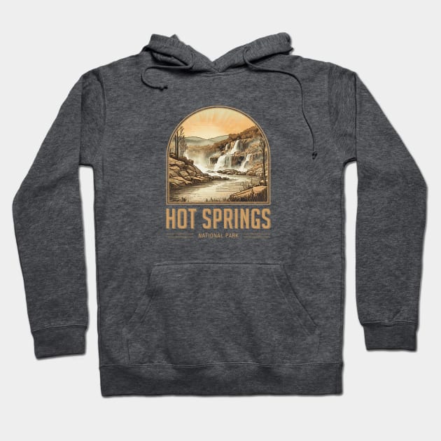 Hot Springs National Park Hoodie by Curious World